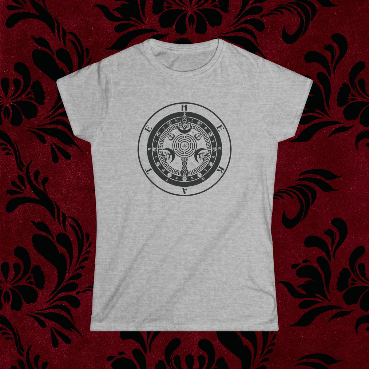 Women&#39;s Tee - Seal of Hekate Goddess of Witchcraft - Crone Seal