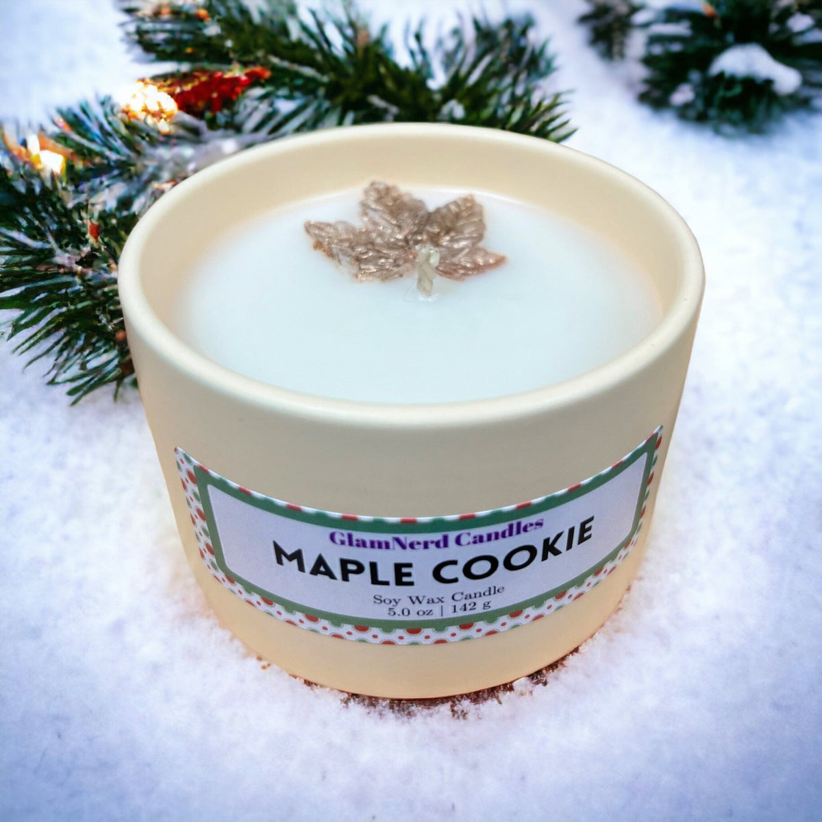 Maple Cookie Candle