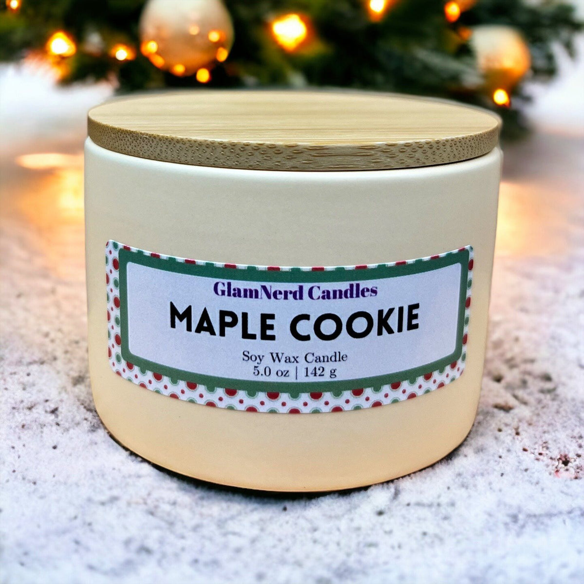 Maple Cookie Candle
